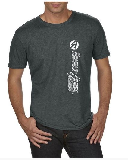 Футболка DAA  Tri-Blend, размер L, темно-серая
