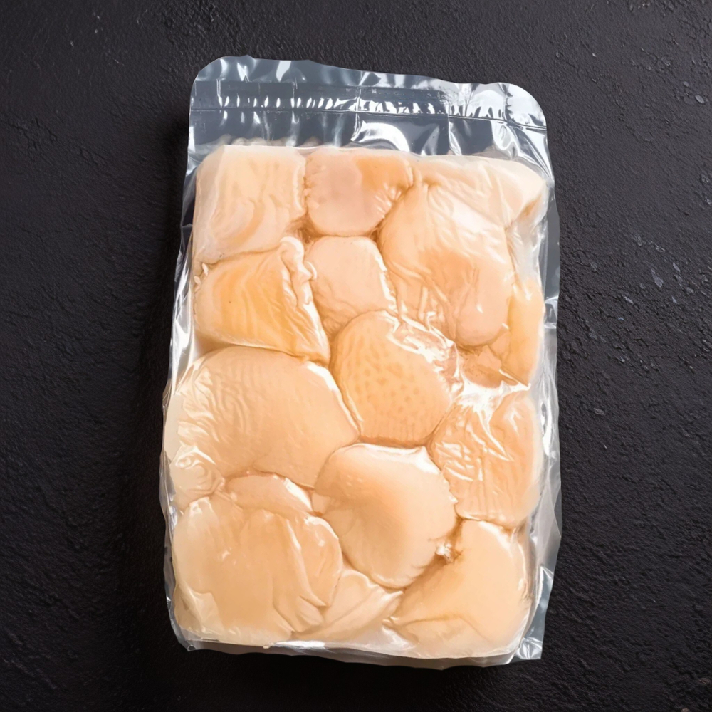 Гребешок морской дикий, филе, 10-20шт в кг, Сахалин, 500гр
