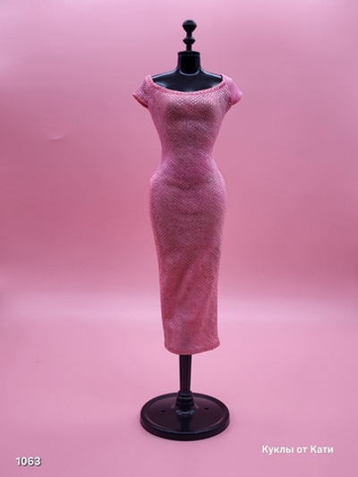 Одежда для куклы Барби винтаж платье 1063