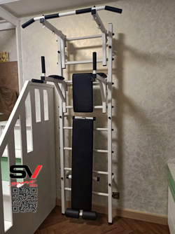 Монтаж шведской стенки Sv Sport в бетонные, кирпичные стены