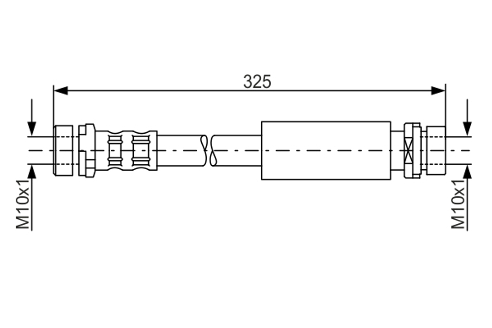 BOSCH - 1987476994-BOC - Brake Hose