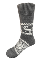 Теплые шерстяные носки  Н212-03 серый