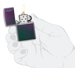 Зажигалка фиолетовая с логотипом Iridescent ZIPPO 49146ZL