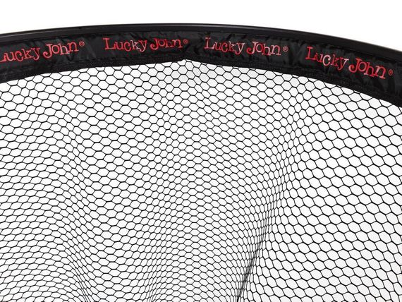 Подсачек складной Lucky John телескопический 180х70х60см прорезиненный плавающий