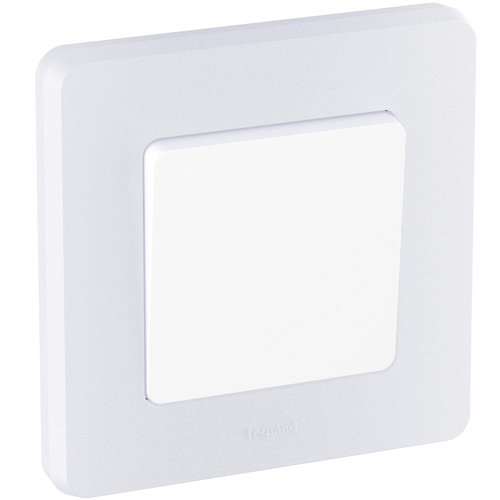 Выключатель 1-клавишный 10А 250В белый Inspiria Legrand