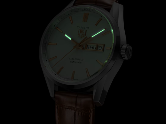 Tag Heuer WAR201D.FC6291 мужские механические часы TAG HEUER CARRERA ночью