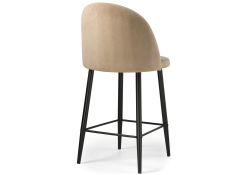 Барный стул Амизуре бежевый / черный матовый