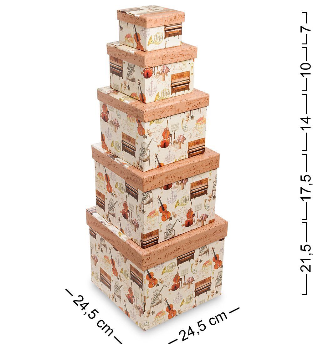 Packing Symphony WA-53-15 Комплект коробок из 5шт «Куб новый»