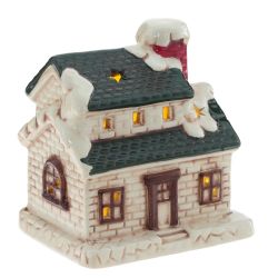 GAEM Фигурка декоративная "Домик" с подсветкой (LR44x2), L10 W8,5 H11,5 см