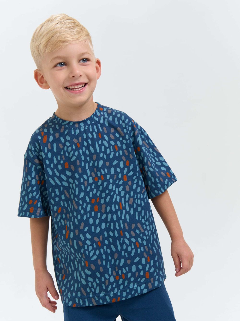 Футболка оверсайз "Синий Бэмби"