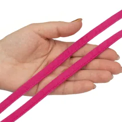 Ворсовая тесьма под каркасы фуксия