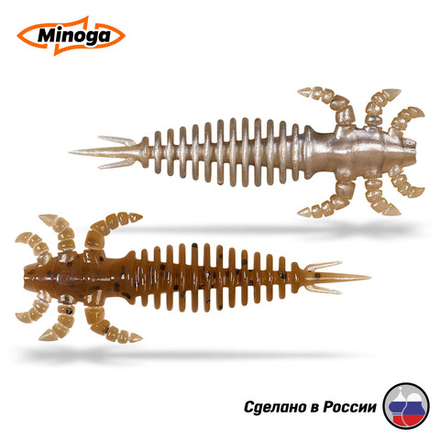 Силиконовая приманка "Minoga" ULTRA 2,5"(7шт) 64мм, 1,73гр, цвет 110