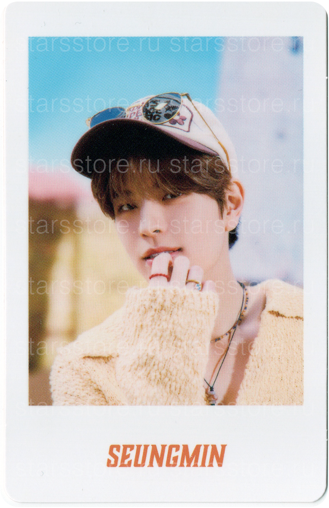 Фотокарта Seungmin Stray Kids POPUP STORE 2023 (B ver)
