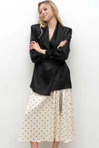 Блуза пижамная с подплечниками