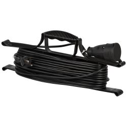 Удлинитель силовой ЭРА GREEN LINE FR-10-20m Greenline на рамке 1 розетка без заземления 20м ПВС 2x1мм2 | Силовые удлинители