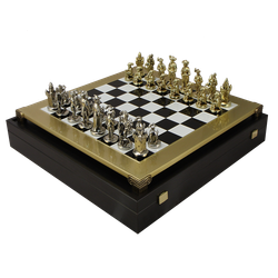 Manopoulos Шахматы бронзовые Рыцари Средневековья