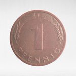 Germany, 1 Pfennig, 1990, (Stuttgart Mint - "F"), VF
