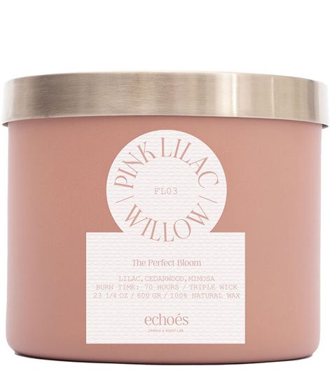 Pink Lilac & Willow, свеча Perfect Bloom collection, Echoes