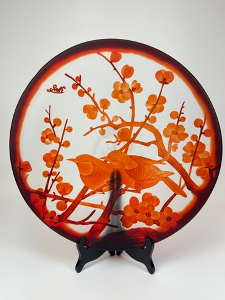 Декоративное блюдо в стиле Галле