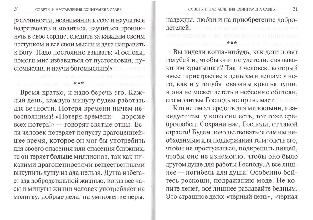 Не бойтесь скорбей и болезней. Схиигумен Савва (Остапенко)