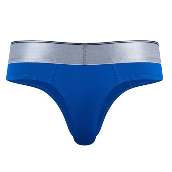 Мужские трусы стринги синие JOCKMAIL JM1029-9