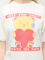 Женская Футболка Obey Your Heart