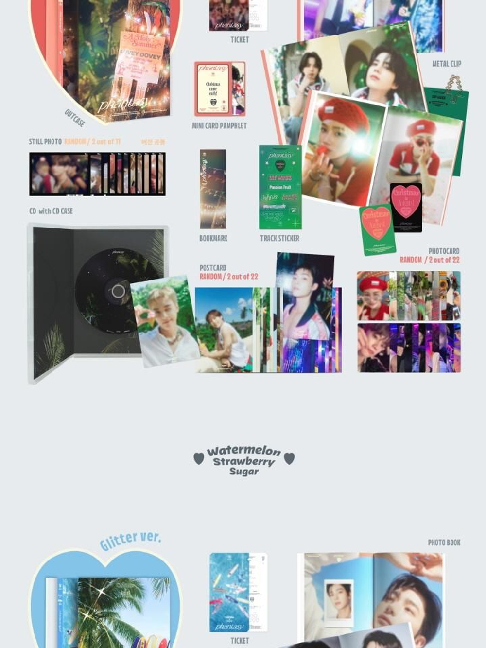 Альбом THE BOYZ - PHANTASY : PART.1 CHRISTMAS IN AUGUST 2nd Album RANDOM Version