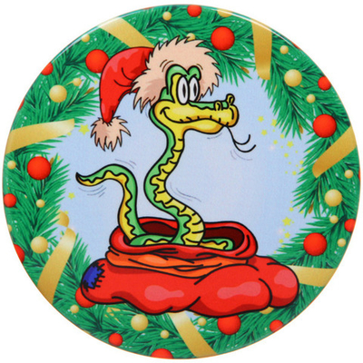 Подставка под кружку керамическая 10см «Волшебный змей Эцуко»