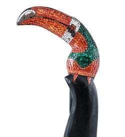 Decor and Gift 23-004-02 Статуэтка «Тукан» дерево+стекл.мозаика 100 см