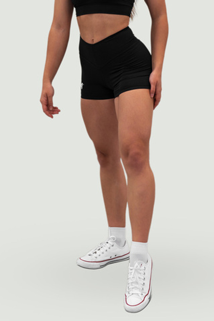 Шорты HIGH WAISTED SHORTS 5″ GYM HERO 582 Черные