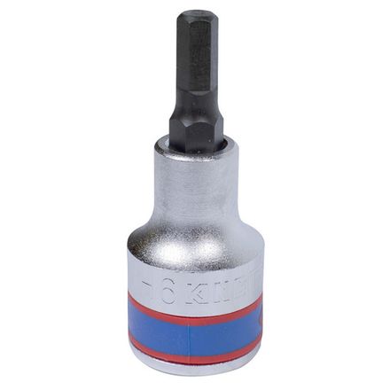 Цена на KING TONY (402506) Насадка (бита) торцевая 1/2", L = 60 мм, HEX, 6 мм