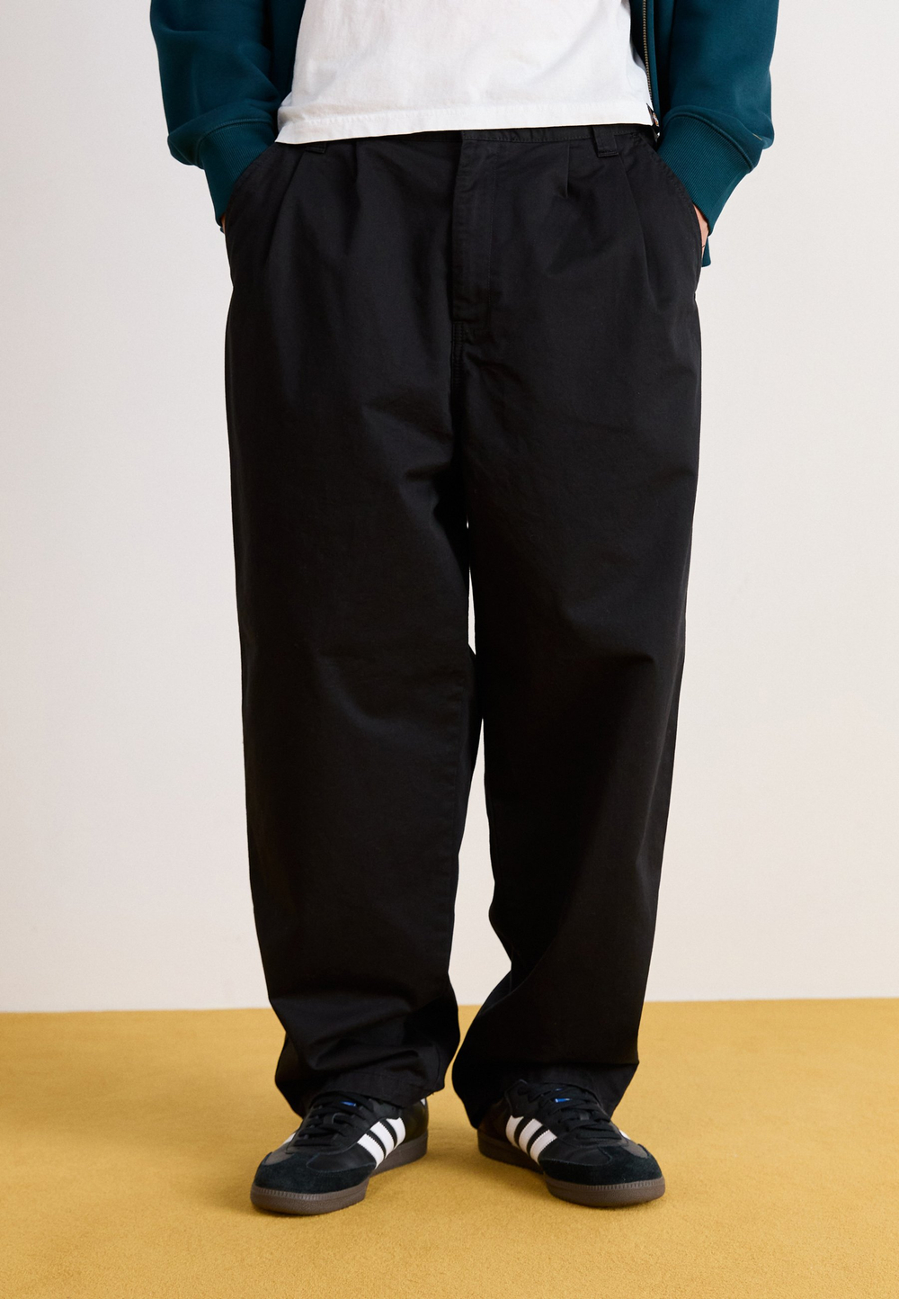 Carhartt WIP MERRICK LENEXA - Тканевые брюки - Чёрный