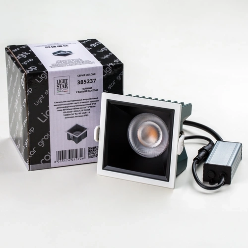 Встраиваемый светодиодный светильник Lightstar CICLONE 385237