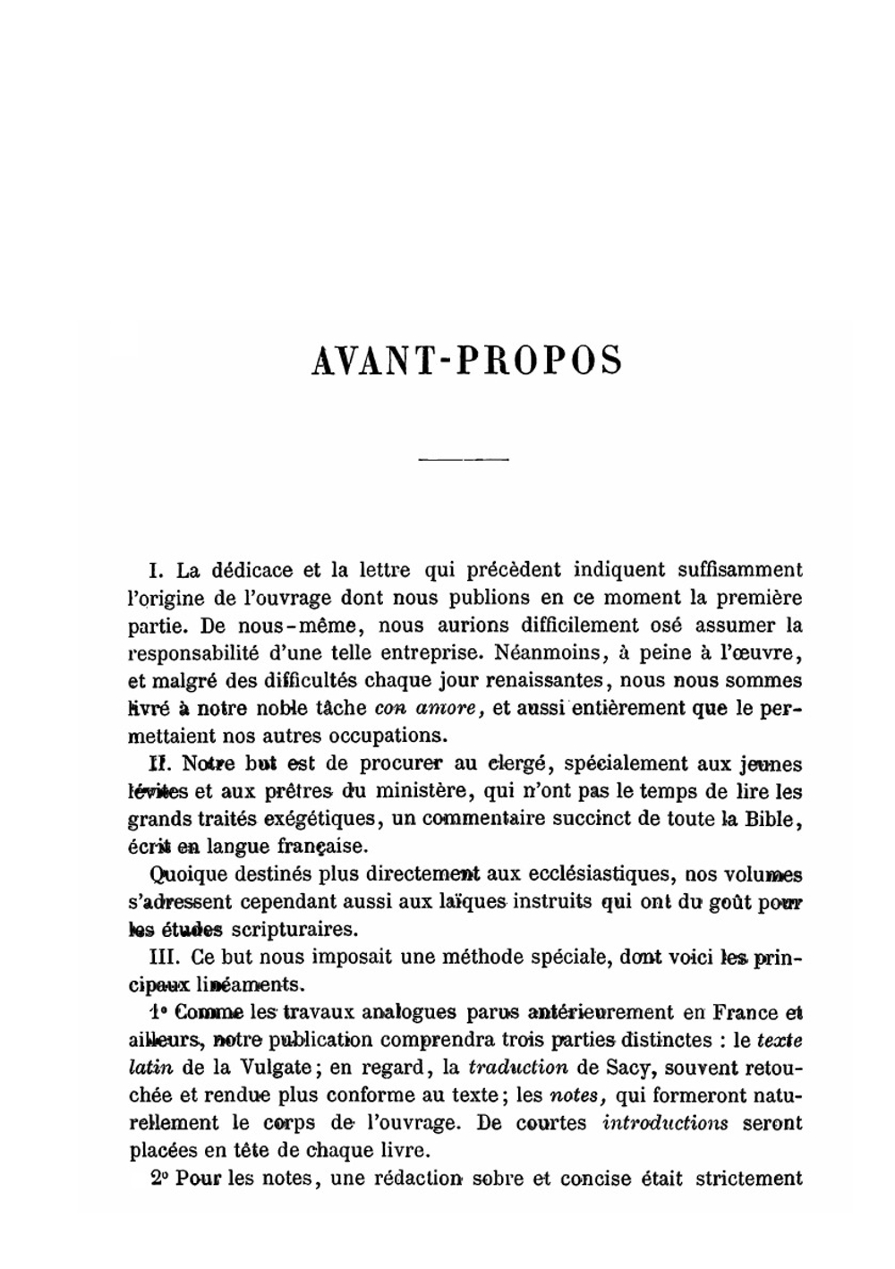 La Sainte Bible. Tome 1. Deuxieme edition | Louis-Claude Fillion