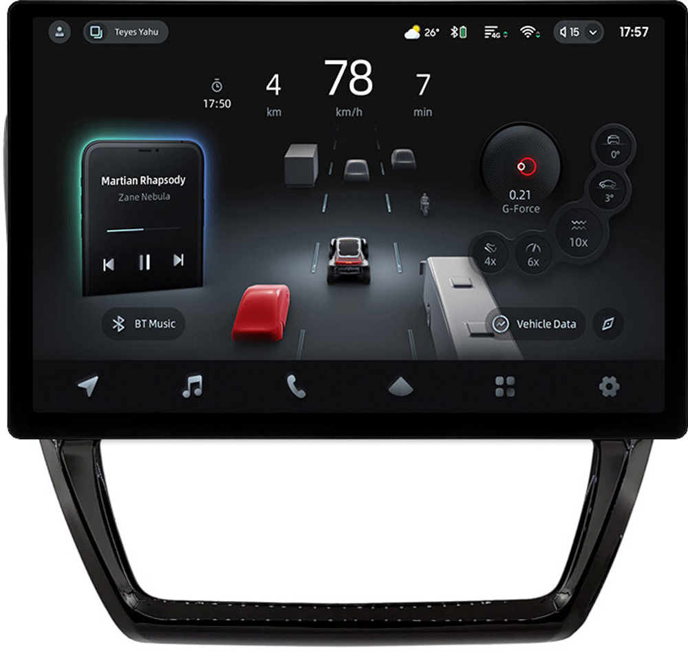 Магнитола Volkswagen Jetta 6 2011-2018 - Teyes CC4-PRO монитор 13" 2K QLED на Android 13, Snapdragon 778G, 8+128, AI, CarPlay, DSP, 4G SIM-слот
