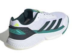Мужские кроссовки для Падел Adidas Courtquick Padel M - cloud white/core black/metallic green