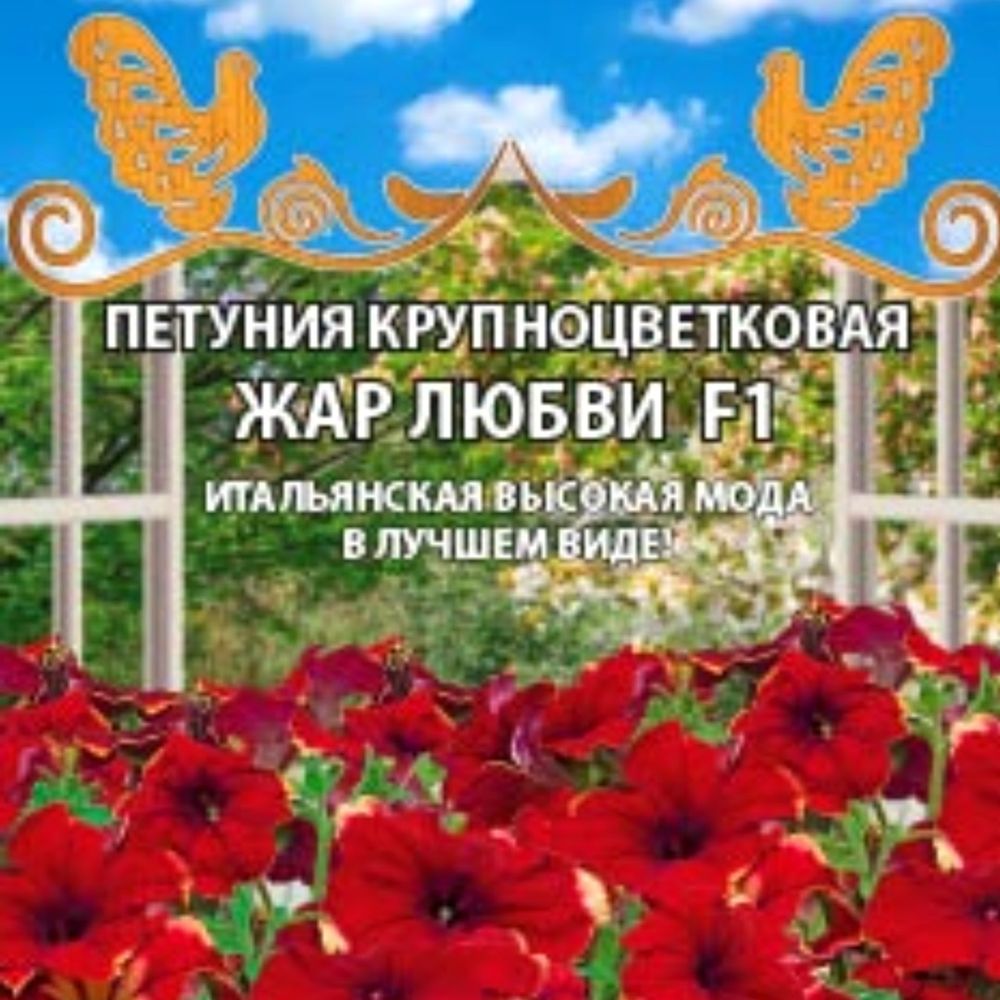 Петуния крупноцветковая, Жар любви F1