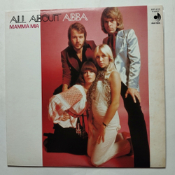 Винтажная виниловая пластинка LP ABBA АББА All About ABBA Mamma Mia SOS (Japan 1976)(No Obi)
