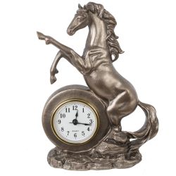 GAEM Фигурка декоративная "Лошадь" с часами (AAAx1 н/п), L16 W7,5 H23 см