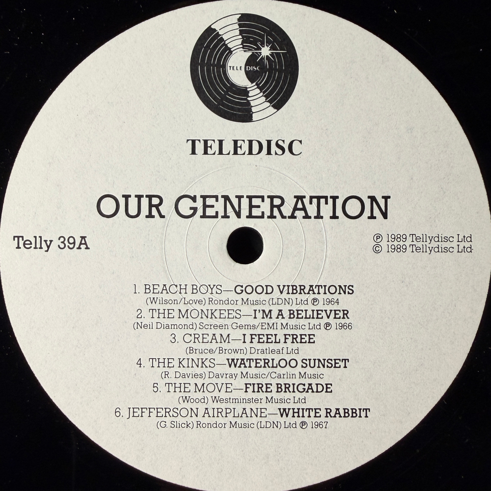 Сборник Our Generation 4LP (Англия 1989г.)