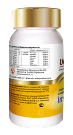 Unitabs ImmunoComplex витамины для собак мелких пород от 1 года, 100 таб.