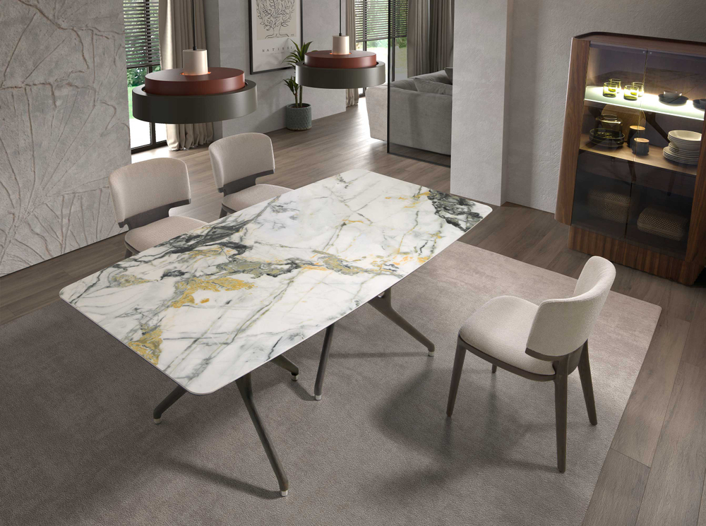 Стул 4165/CH-20066 серый тканевый