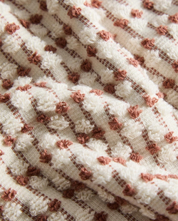 Zara Home - Хлопковое банное полотенце со структурой, розовый, 50х90 см