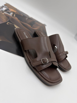 Босоножки женские эко-кожа арт. FEY 495-5 цвет "коричневый"