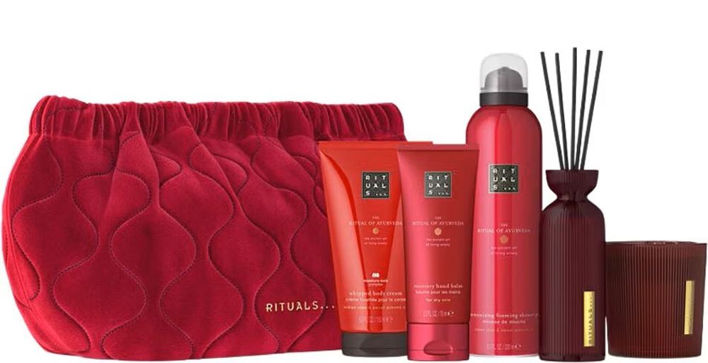 Большой подарочный набор Rituals The Ritual of Ayurveda Large Gift Set (с косметичкой)