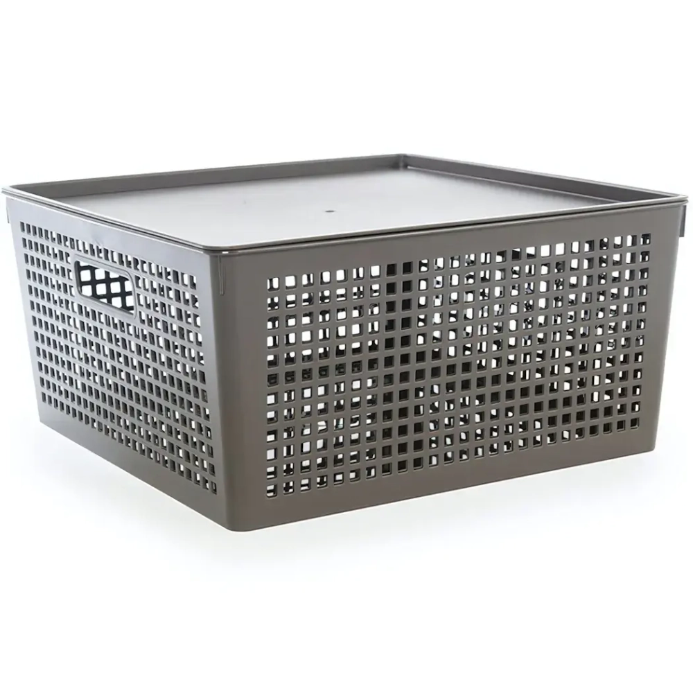 Корзинка с крышкой «TRAYMIX» 31*31*15см, 12л