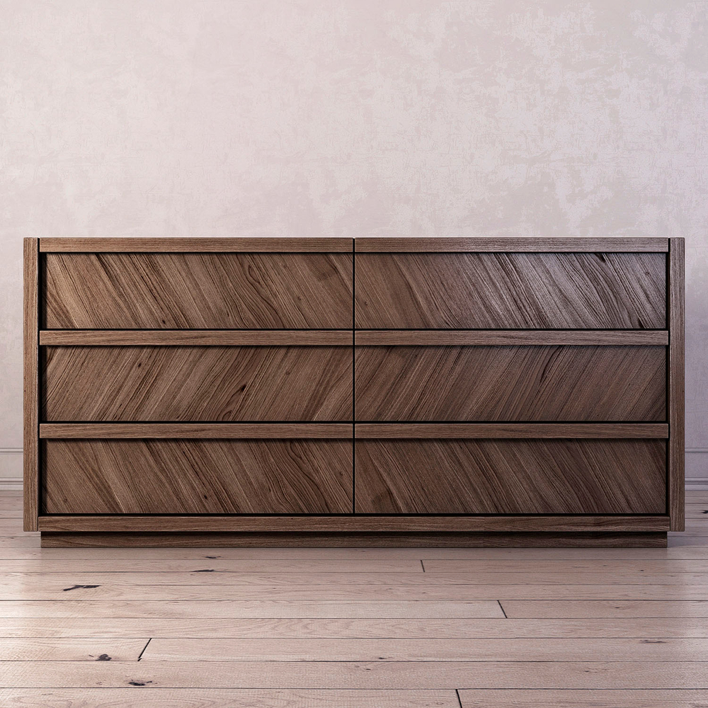 Комод широкий 6 ящиков Brenson