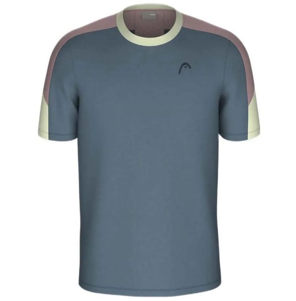 Мужская теннисная футболка Head Play Tech - blue/green/purple