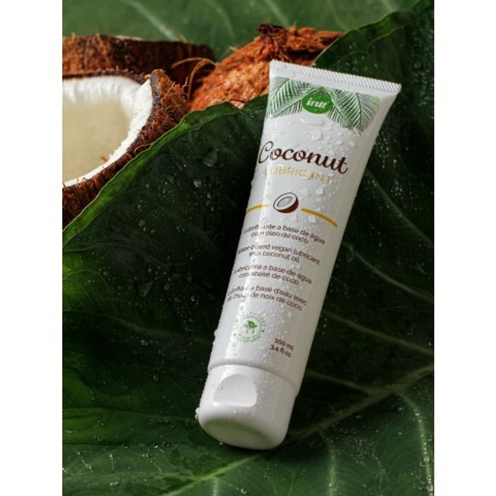 Веганский лубрикант на водной основе с кокосовым вкусом Intt Coconut 100 мл