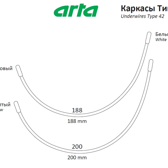 Каркасы для бюстгальтера Isetta Тип 42